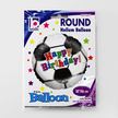 Balon 46cm w kształcie piłki nożnej