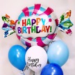 Balony z helem w bukiecie balon duży w kształcie cukierka kolorowy urodzinowy na hel