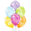 Balony urodzinowe z Napisem Birthday Boy dla chłopca z dinozaurami