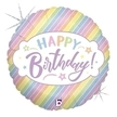 Balon urodzinowy w pastelowych barwach
