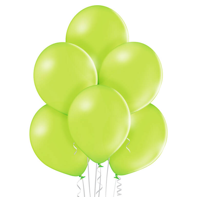 Balon w kolorze jasno zielonym