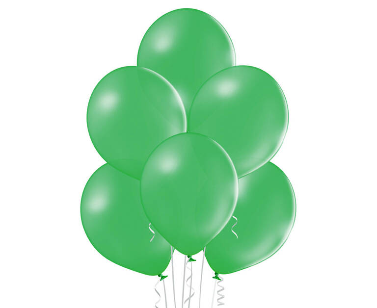 Balon  w kolorze zielonym lateksowy