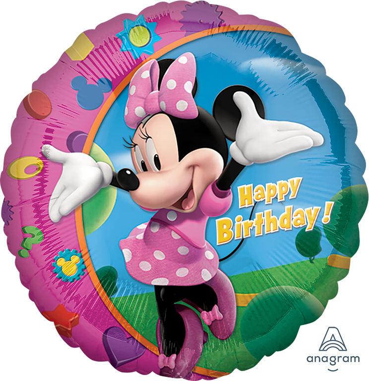 Balon na urodziny z Myszką Minnie 