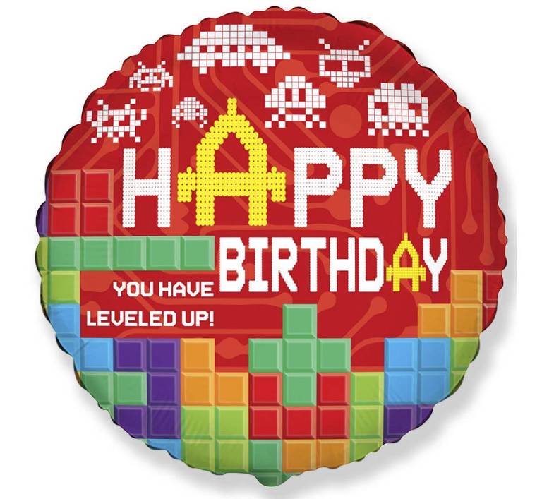 Ideqalny balon urodzinowy dla miłośnika starych gier komputerowych