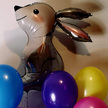 Balon króliczek zajączek na hel dla dziecka na imieniny wielkanoc