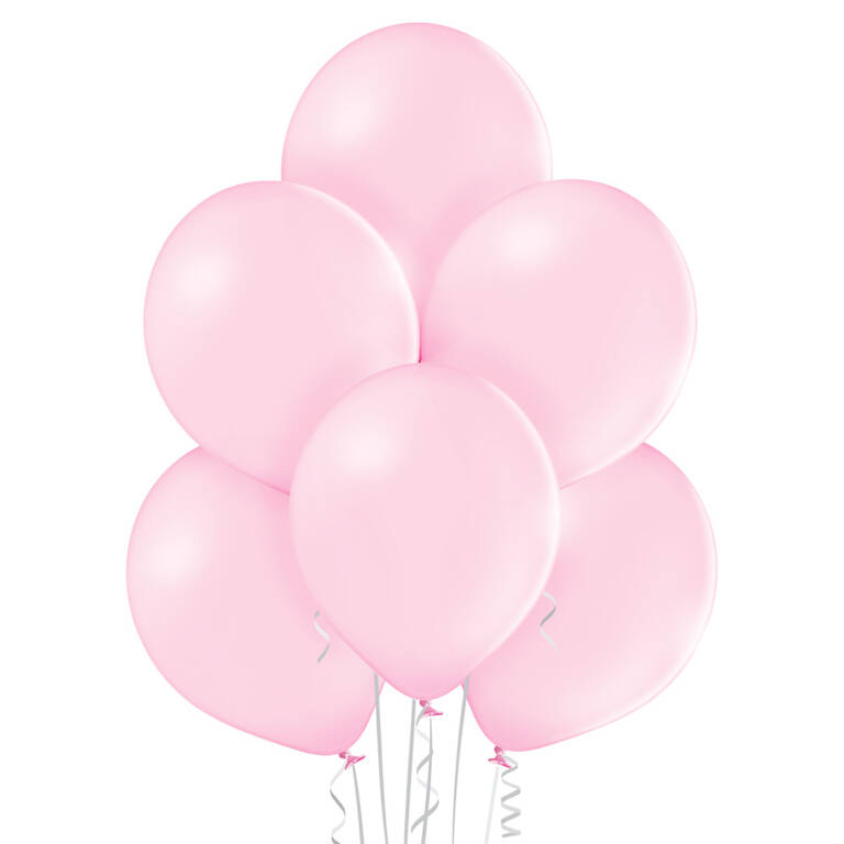 Balon w kolorze baby pink różowy