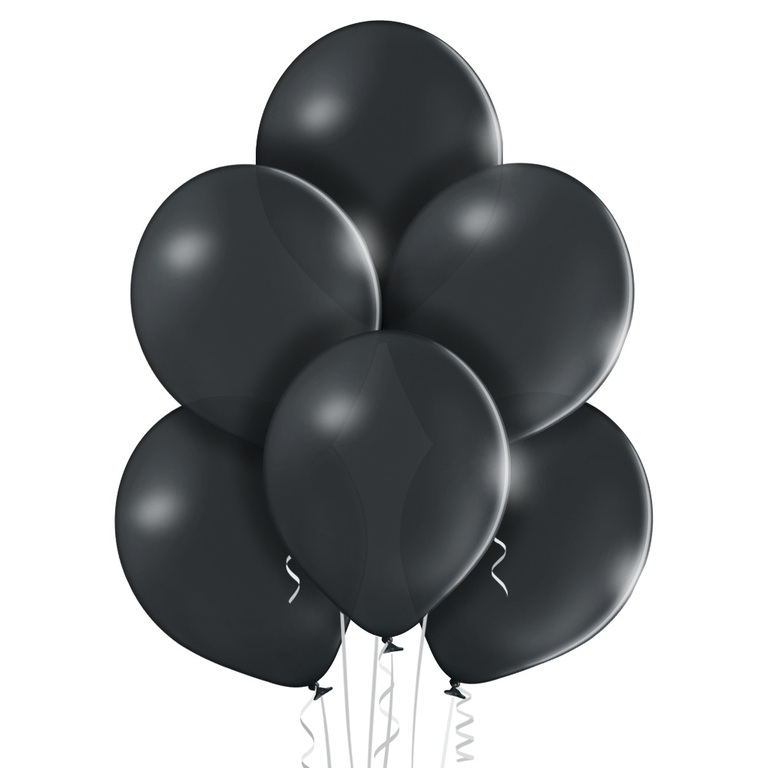 Balon w kolorze ciemno szarym na hel lub powietrze