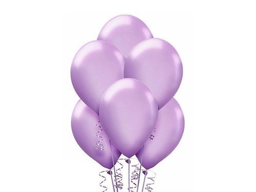 Balon metalizowany jasny fiolet liliowy