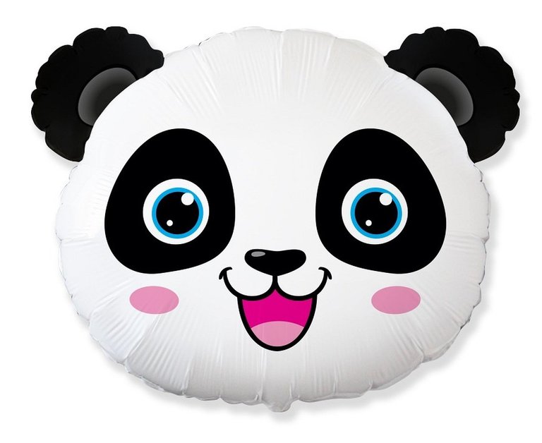 Balon w kształcie głowy pandy