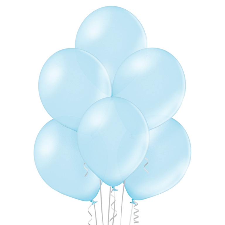 Balon jasny niebieski metalizowany