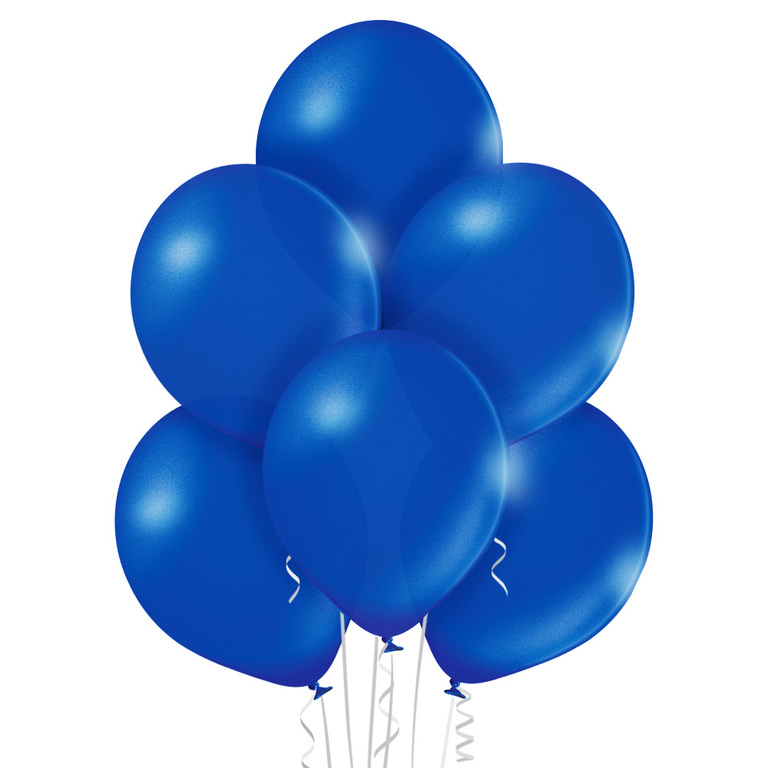 Balon metalizowany granatowy ciemny niebieski