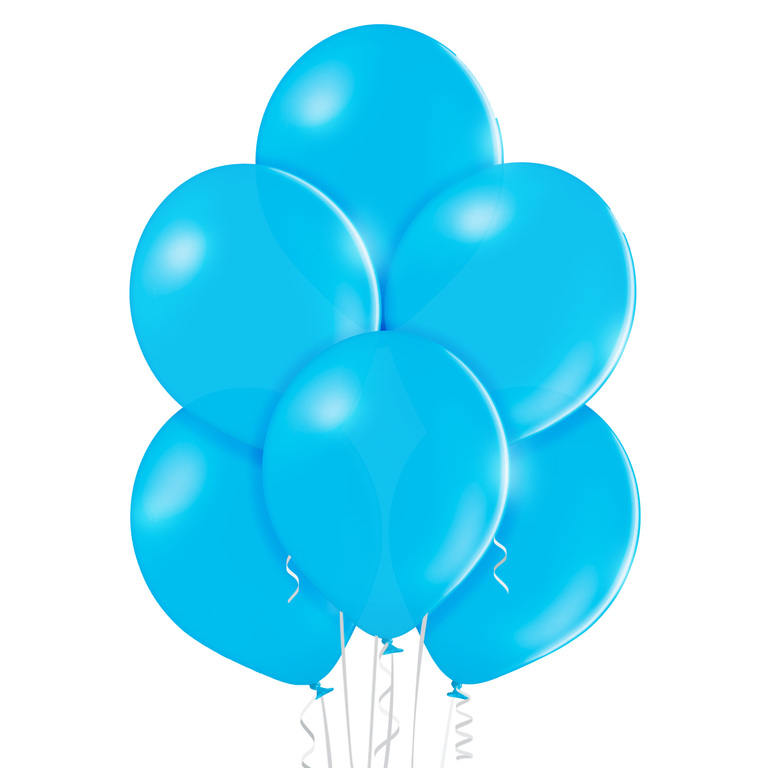 Balon w kolorze cyjan blue