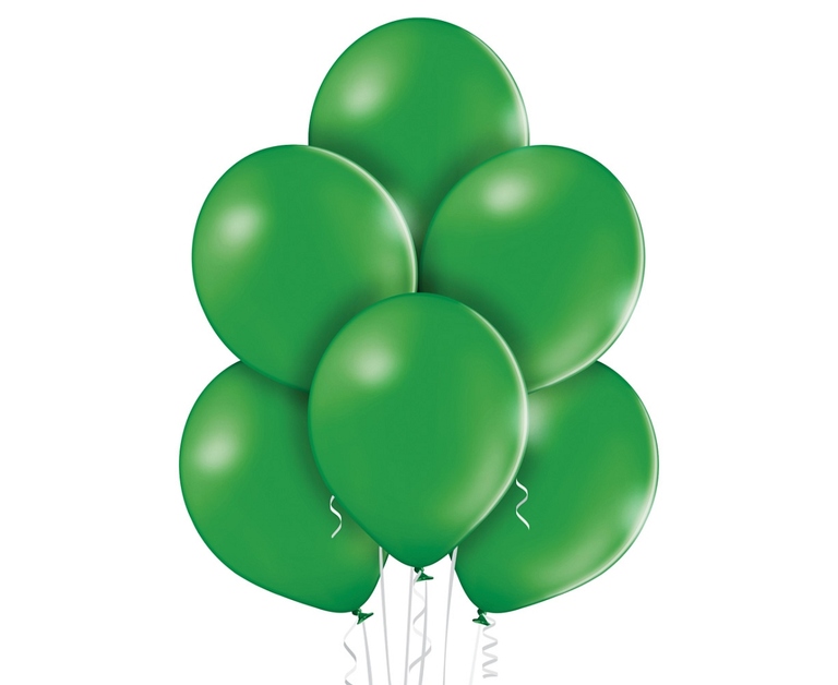 Balon ciemno zielony - liściasty