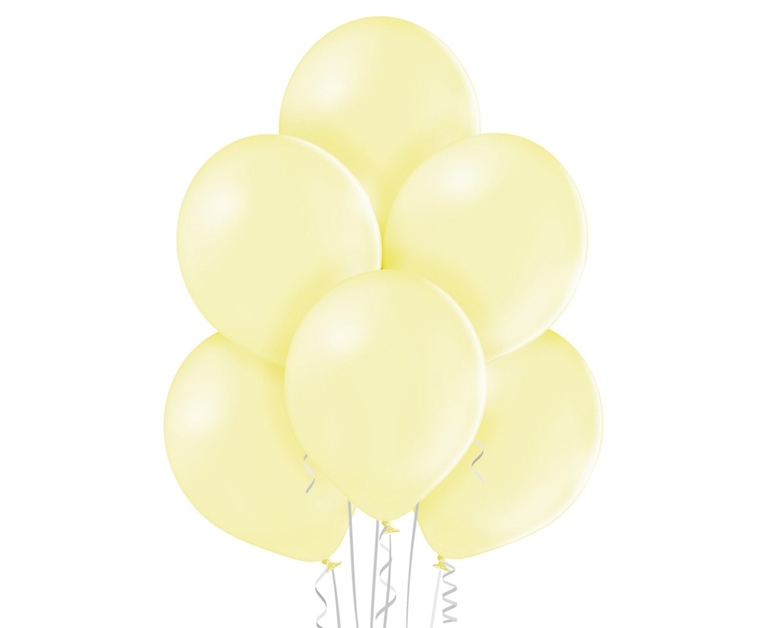 Balony lateksowe acaron soft yellow