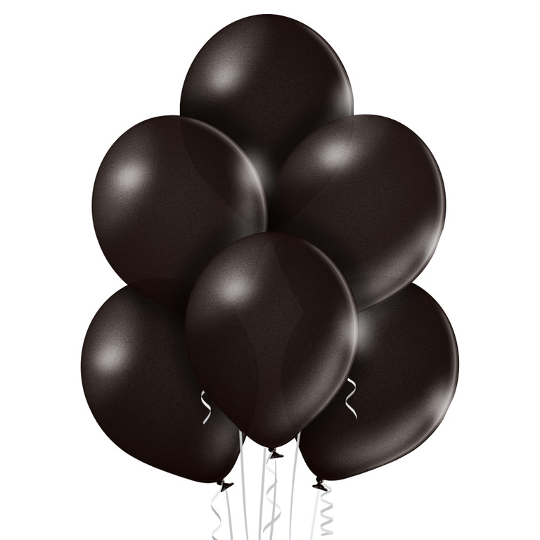 balon czarny metalizowany na hel
