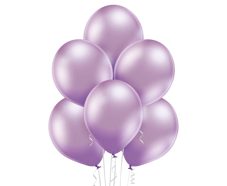 Balon chromowany w kolorze fioletowym