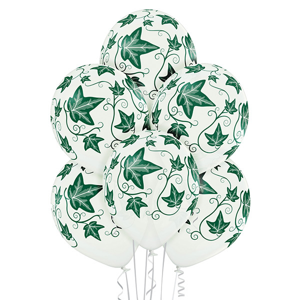 Balon z motywem roślinnym - bluszcz