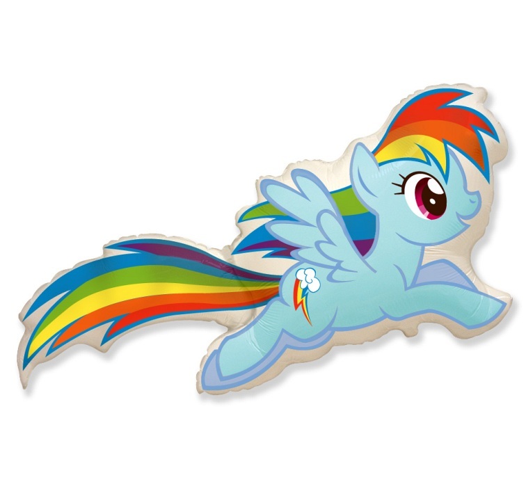 Balon My Little Pony  Rainbow Dash