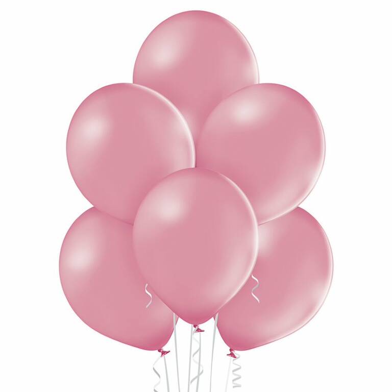 Balon lateksowy w kolorze różanym